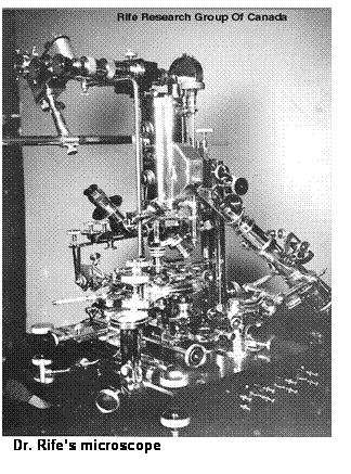 Text Box:  
Dr. Rifes microscope

